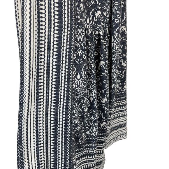 One September Anthropologie Womens Stretch Knit Navy Open Cardigan Sweater sz S - Picture 5 of 16